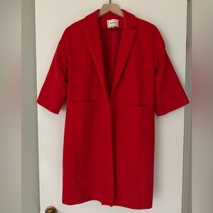 Vintage Style Red Coat Size Small